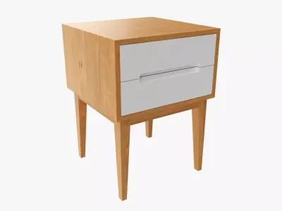 Bedside table 04 3D model
