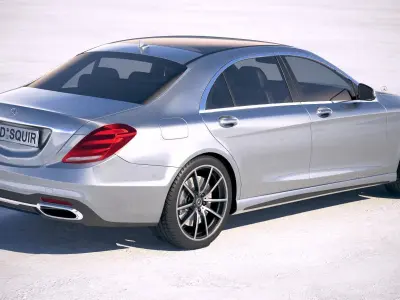 Mercedes S-class 2018 3D model