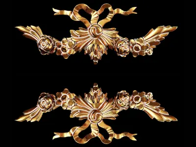 Classic carved 017 3D model