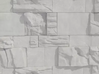 Rock wall04 3D model