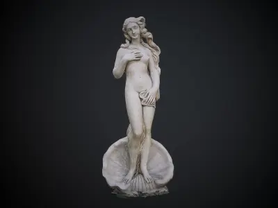 The Birth of Venus 3D model