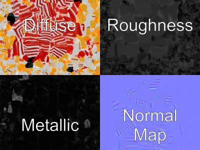 Whimsical Library Building model pack Low-poly 3D model