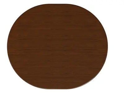 Wood table 1500 Low-poly 3D model