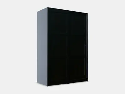 RAKKESTAD Wardrobe with sliding doors 3D model