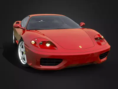 Ferrari 360 Modena Low-poly 3D model