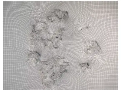 Decorative Rock Wall Panel 7 3D model