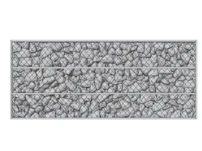 cage rock stone 3D model