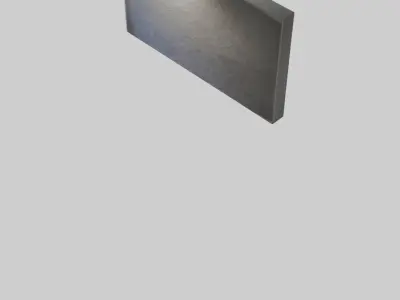 Textured Wall Murals Low-poly 3D model