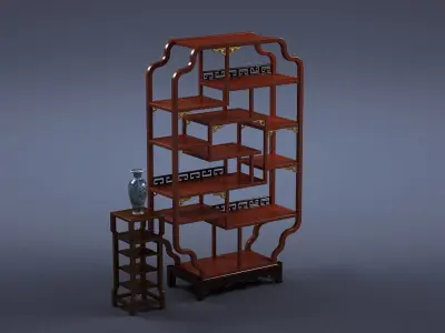 cabinet cabinet wardrobe sofa bed table bookshelve 3D model