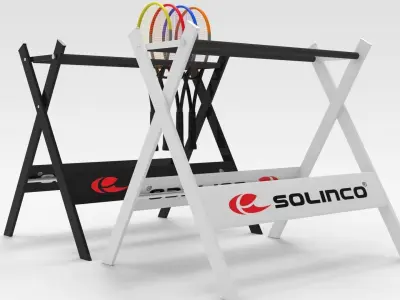 Tennis Racket Stand 3D model