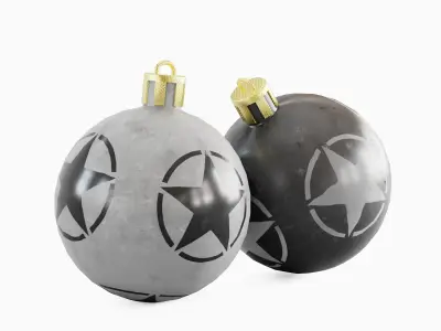 Christmas Tree Ornament 05 Low-poly 3D model