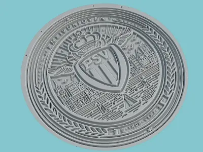 PSV Eindhoven Medallion Football 3D print model