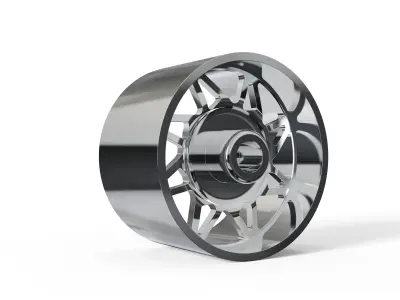 REAR forgiato Finestro-D DURO DUALLY WHEEL 3D print model