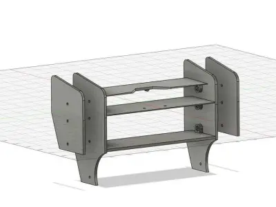 WLTOYS 104001 REAR WING AND DIFFUSER Free 3D print model