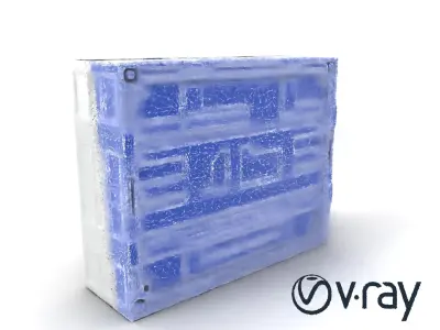 Futuristic Modular Wall Panel Design model pack Low-poly 3D model