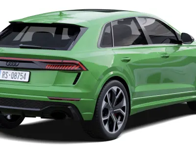 Audi RS Q8 3D model by blndr3d