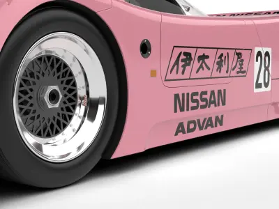 Nissan R90CK Italya Team Racing 1990 3d model 3D model