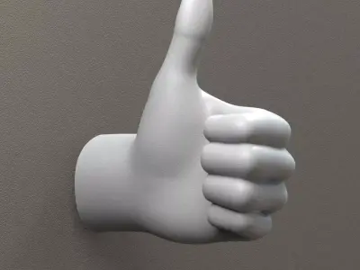 Thumbs Up Printable Wall Art  3D print model