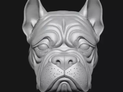 Bulldog 3D print model