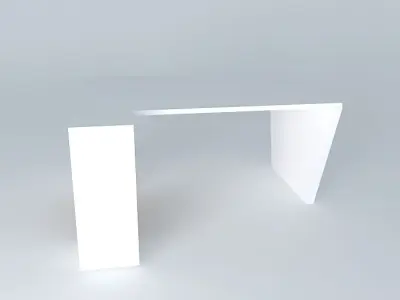 Architect set desk Free 3D model