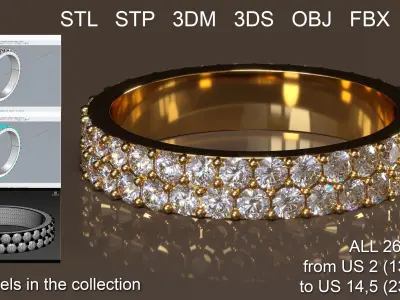 Infinity ring 3D print model