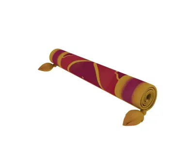 Rolled Rug 3D model