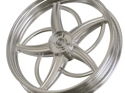 Cruiser Motorcycle Rim 3D print model