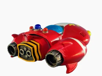 Lilo and Stitch Police Cruiser 3D print model