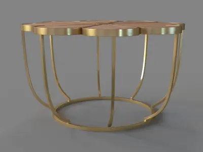 Margarita Table Brown 3D model