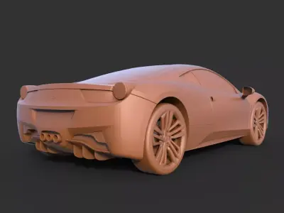 Ferrari 458 Italia 3D print model