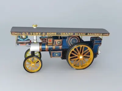 Burrell Showmans 4000 Ex Mayor  1925 Free 3D model