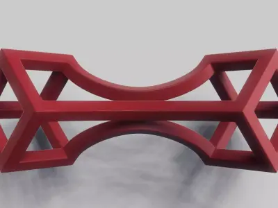 Abstract shape 1 3D print model