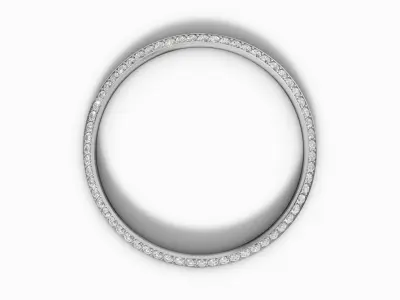 40mm Diamond watch bezel  3D print model