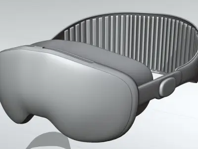 Concept of Apple Vision Pro 3D Model PBR Game Ready 3D model