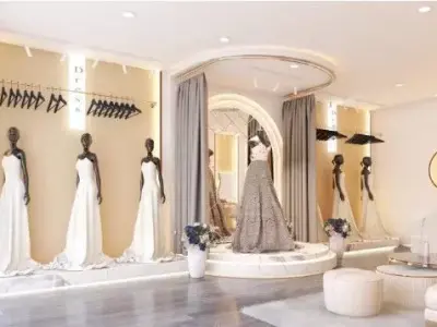 Wedding Dress Shop Model 3D model