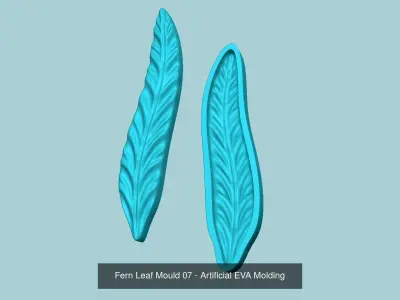 08 Fern Leaf Mould Collection - Artificial EVA Molding