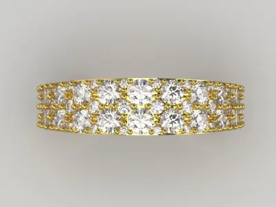 diamond ring jr00100 3D print model