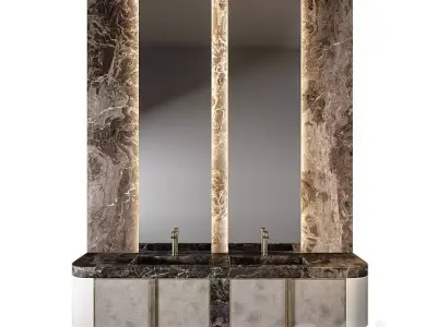 Luxury Bathroom 277 3D model