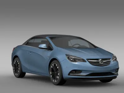 Opel Cascada Turbo 2017 3D model