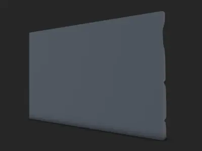 Dark Damp Stone Wall Prop 3D model