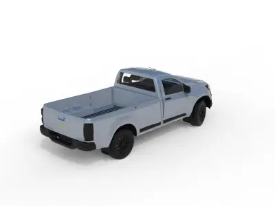 Chevrolet S10 - Realistic Pickup Truck 3D model