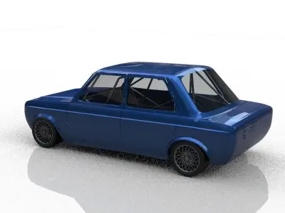 Fiat 128 Carrera 3D model