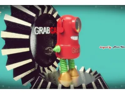 Grabby robot Free 3D model