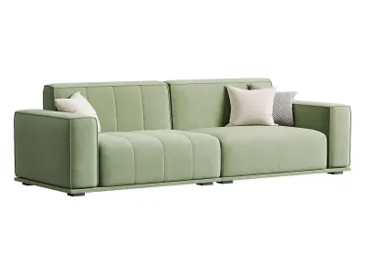 Upholstered Sofa by Crafts Design Trade 3D model