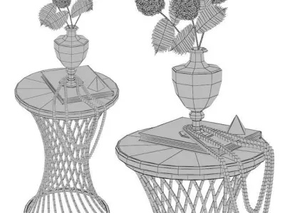 Decorative Set M037 3D model