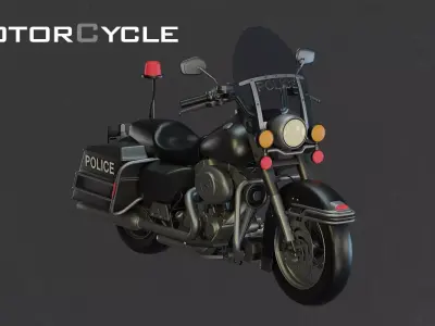 5 Motorcycle  3D model
