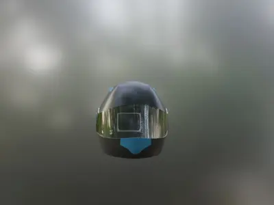 helmet Low-poly 3D model
