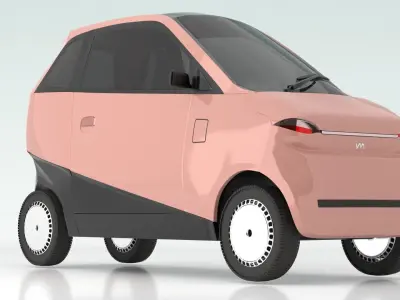 Vayve Mobility EVA Rose Coral 3D model