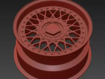 BBS RM Wheel 3D print model