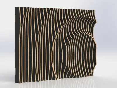 Parametric Wall O 3D model